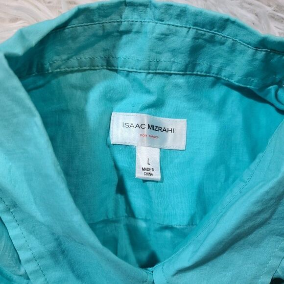 Issac Mizrahi For Target Women's Blue Blouse - Picture 2 of 3